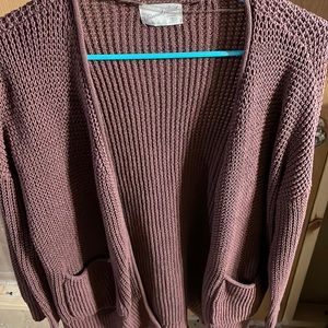 Mauve cardigan